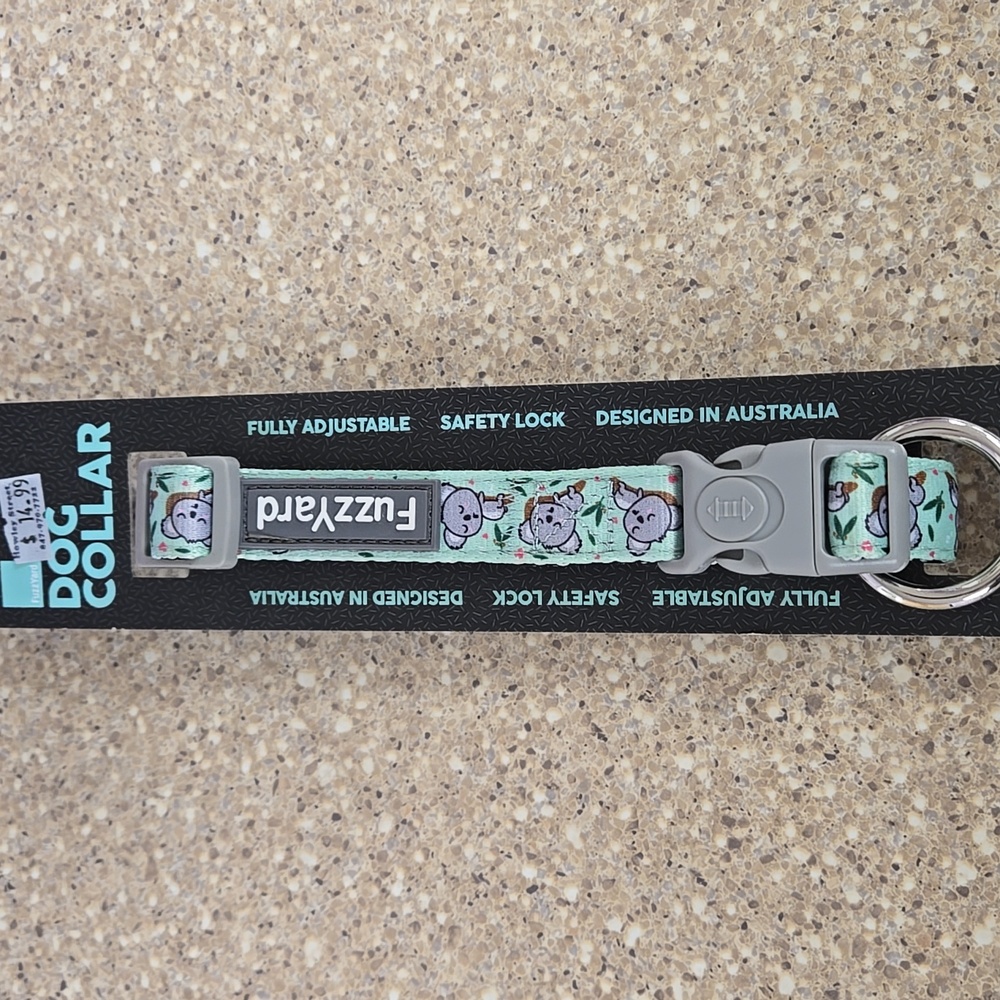 New! Koala bear dog collar size medium